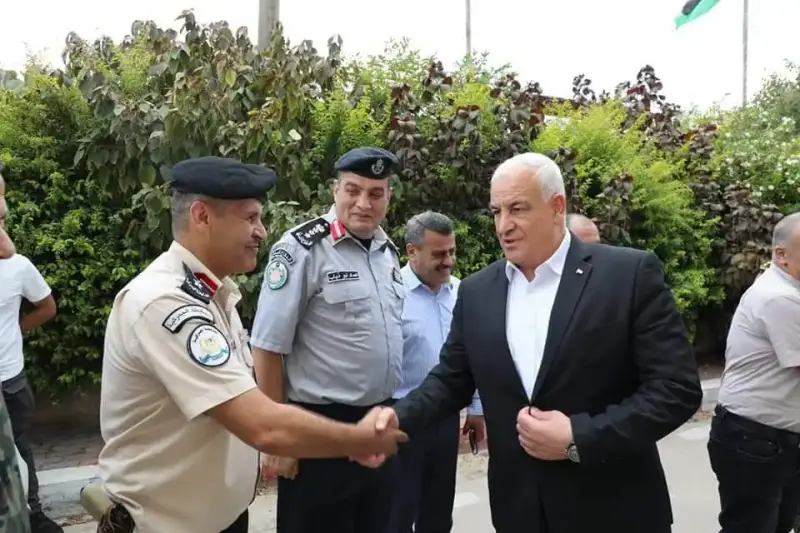 ضابطة الجمركية واستقبال وزير الداخلية الفلسطيني