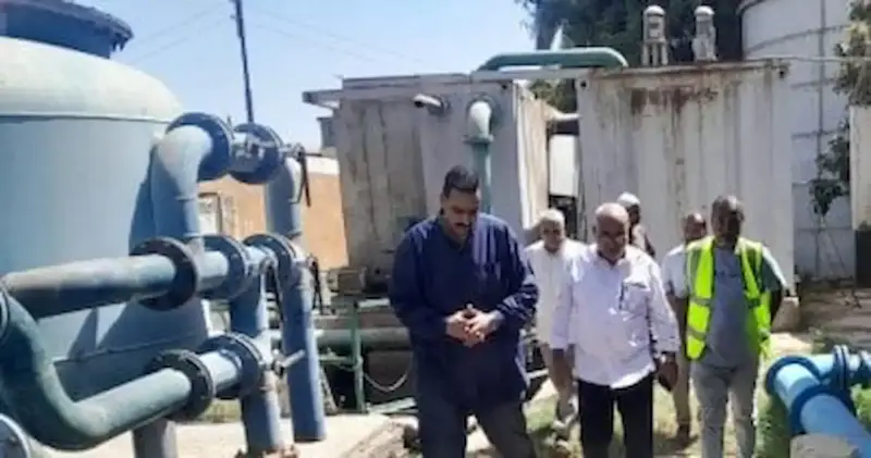تلوث مياه الشرب في أسوان