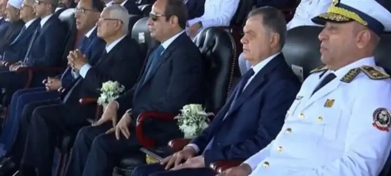 الرئيس السيسي من حفلة تخرج كلية الشرطة 2024