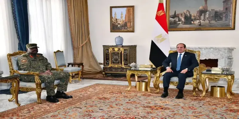 جانب من اللقاء بين الطرفين