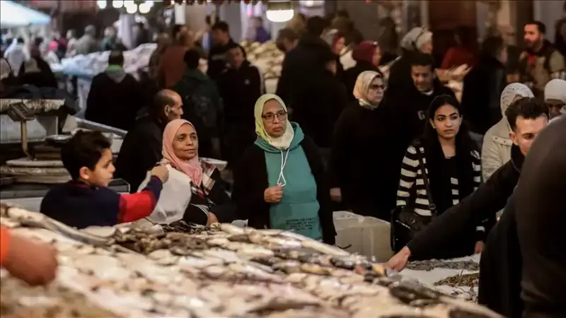 أحد الأسواق المصرية