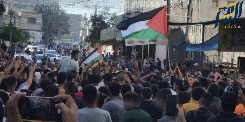 مظاهرة بدنا نعيش في غزة