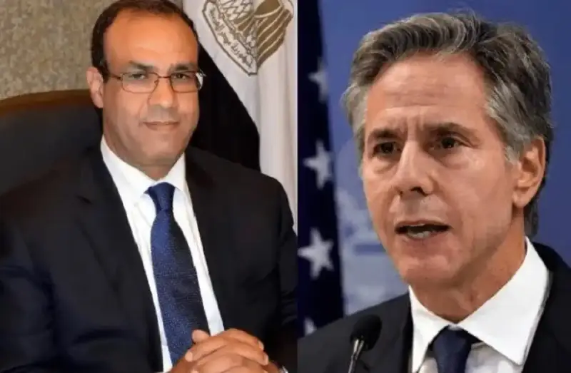 وزير الخارجية المصري ونظيره الأمريكي