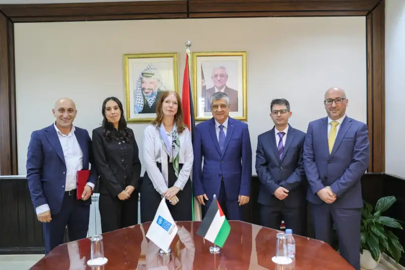 توقيع مذكرة تفاهم في مجال إعادة إعمار غزة