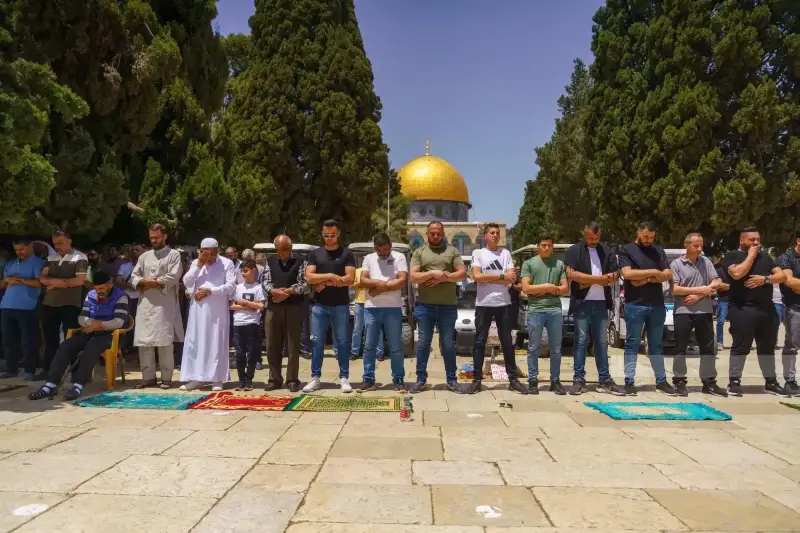 صلاة الجمعة بالمسجد الأقصى