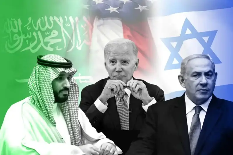 إسرائيل والسعودية وأمريكا