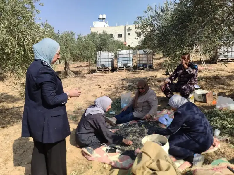 دعم مزارعو  الزيتون الفزعة