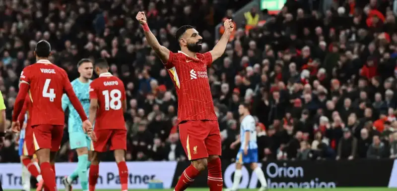 محمد صلاح لاعب ليفربول الإنجليزي