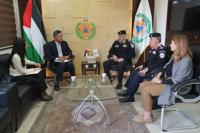 اجتماع مدير الدفاع المدني مع مدير كويكا