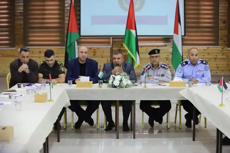 اجتماع الدفاع المدني الفلسطيني
