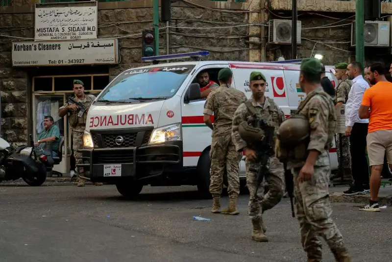 أثناء واقعة تفجير أجهزة البيجر في لبنان
