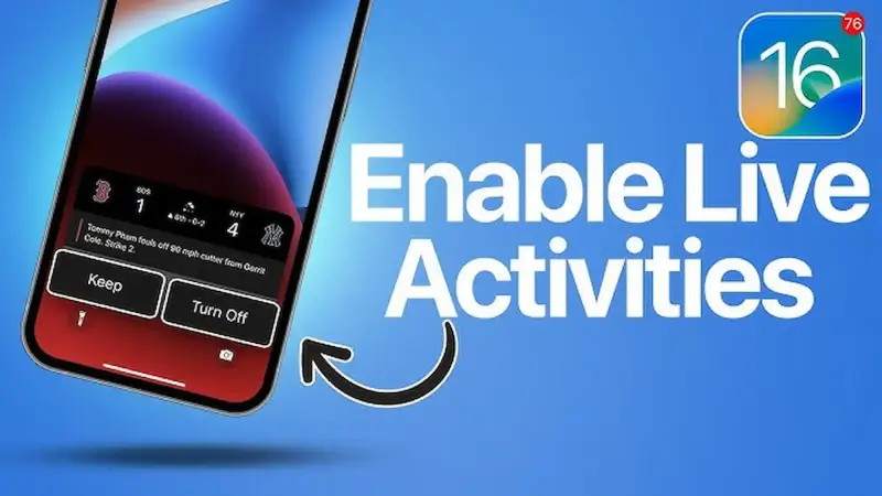 ميزة  Live Activity