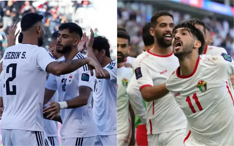 مباراة العراق والأردن