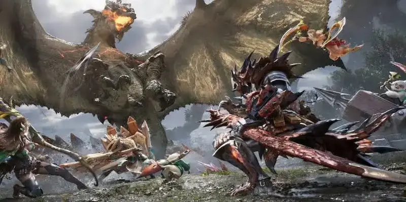 إطلاق لعبة Monster Hunter Outlanders
