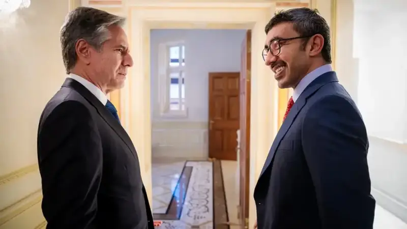 بن زايد وبلينكن