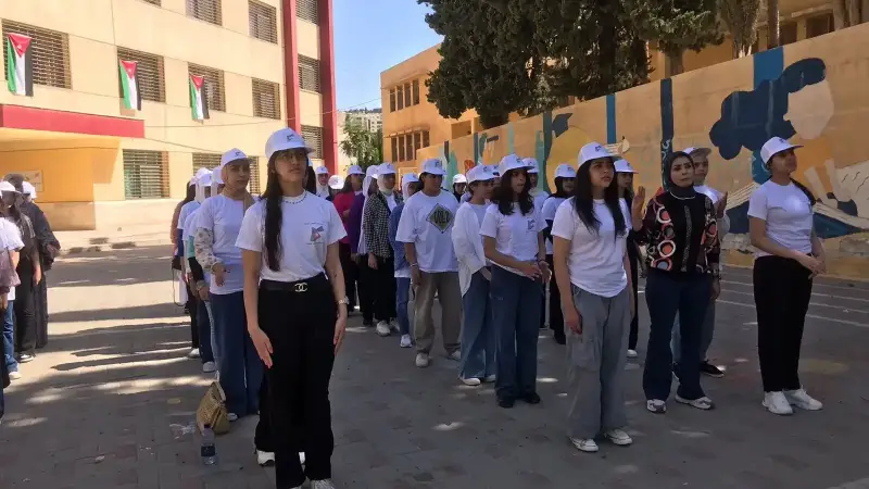 الطلاب في الأردن