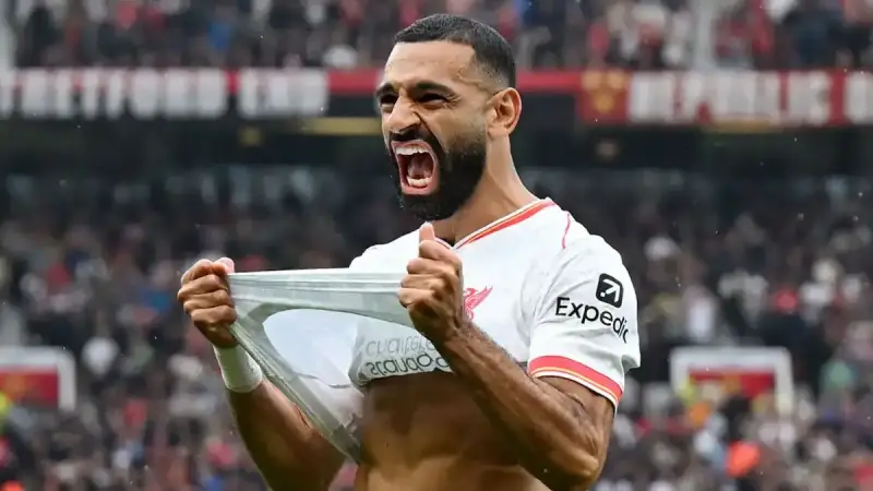 محمد صلاح لاعب ليفربول الإنجليزي