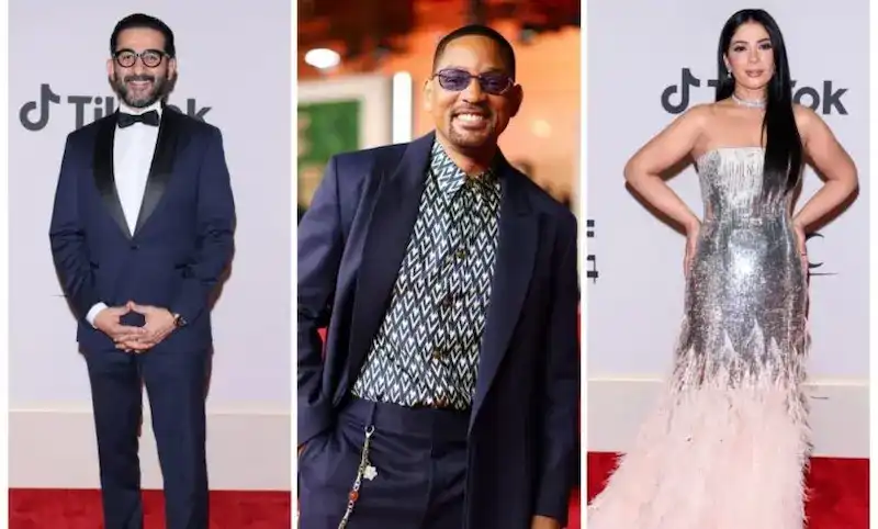 النجوم في افتتاح مهرجان البحر الأحمر السينمائي