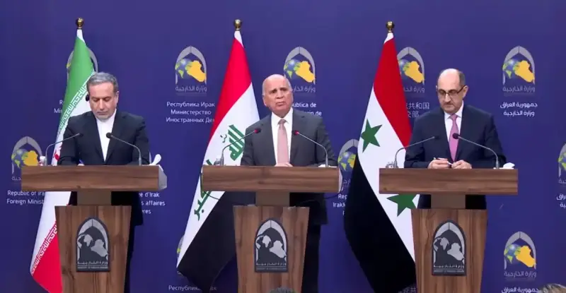 مؤتمر وزراء خارجية العراق وسوريا وإيران