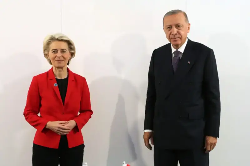 أردوغان ورئيسة المفوضية الأوروبية