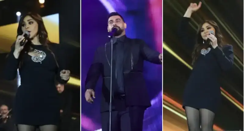 حفل إليسا وآدم في رأس السنة 2025