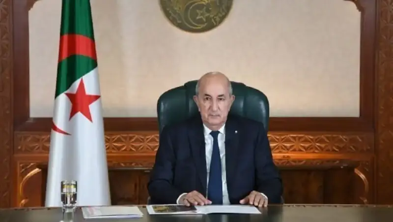 الرئيس الجزائري عبد المجيد تبون