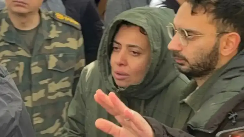 جنازة زوج نشوى مصطفى