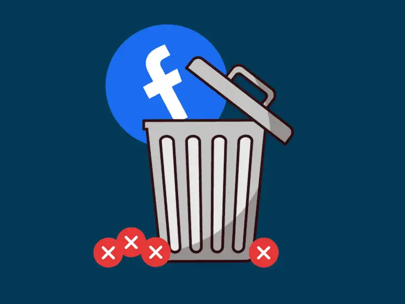 خطوات حذف الحسابات على فيسبوك