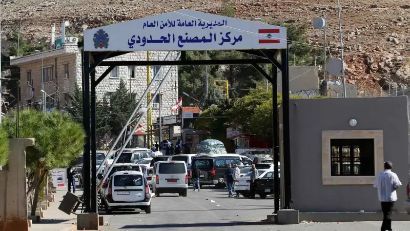 الحدود السورية اللبنانية