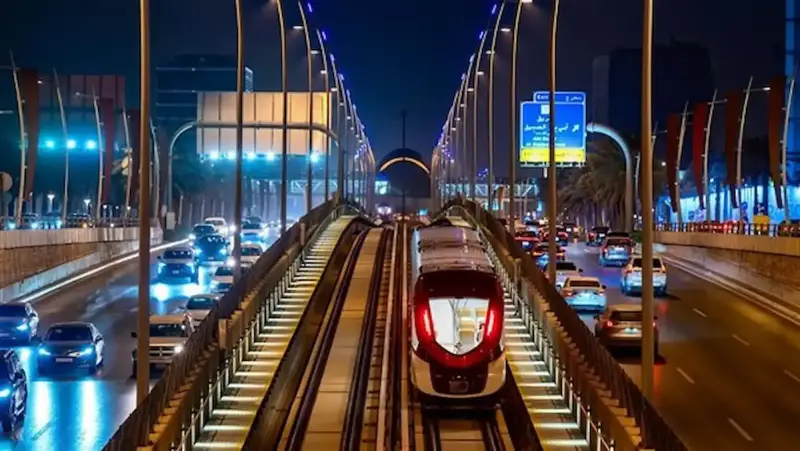 تشغيل المسار البرتقالي لقطار الرياض