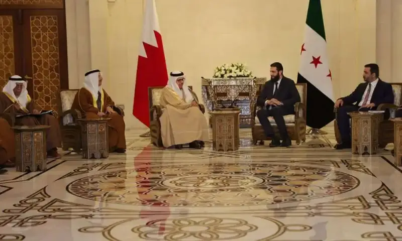 جانب من اللقاء بين الطرفين