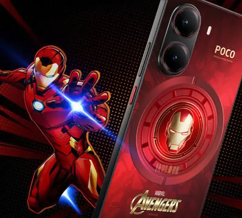 هاتف xiaomi poco x7 pro Iron Man Edition