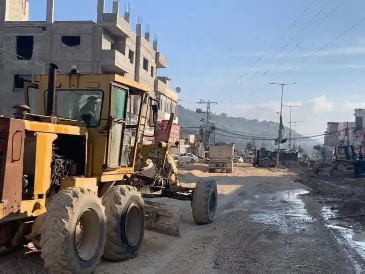 فتح الشوارع في غزة