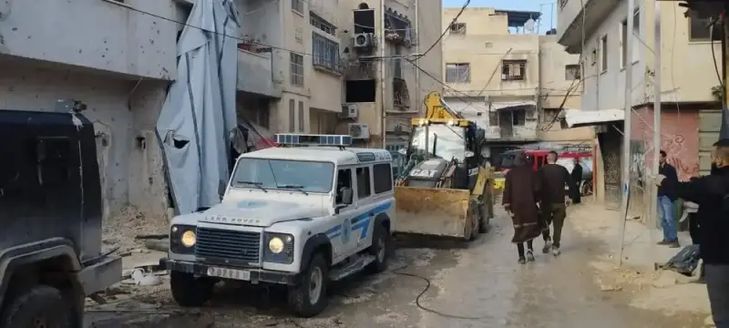 إعادة الخدمات إلى مخيم جنين