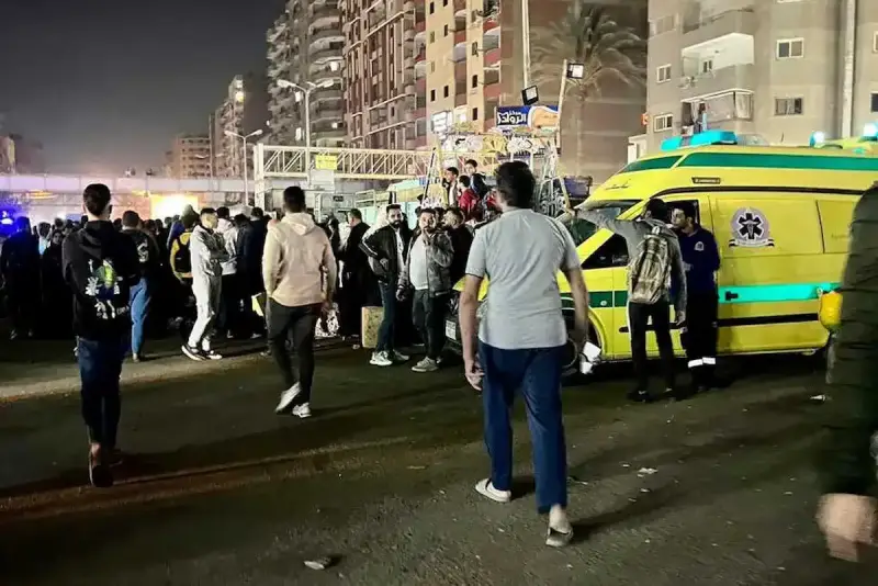 حادث حي عزبة النخل في مصر