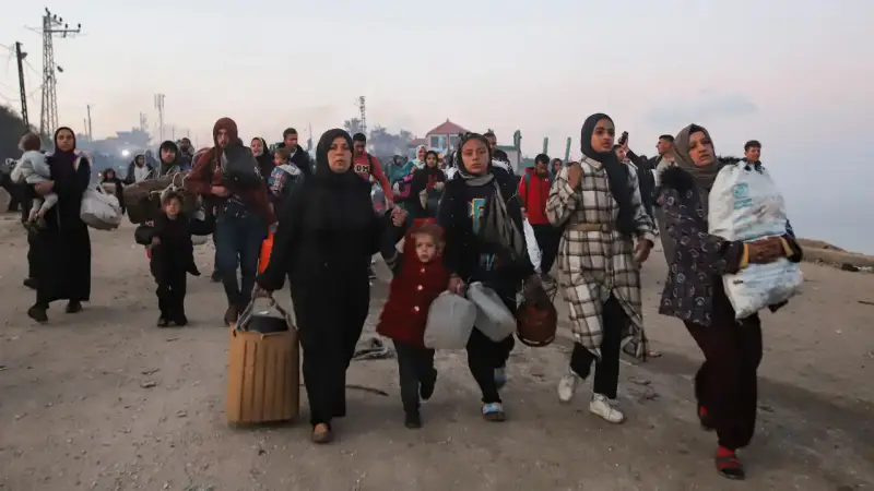 عودة النازحيين في قطاع غزة
