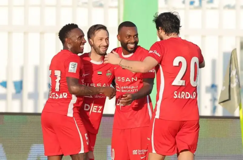 دبا الحصن ضد شباب الأهلي