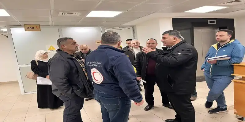 الهلال الأحمر الفلسطيني يتسلم مستشفى الهلال
