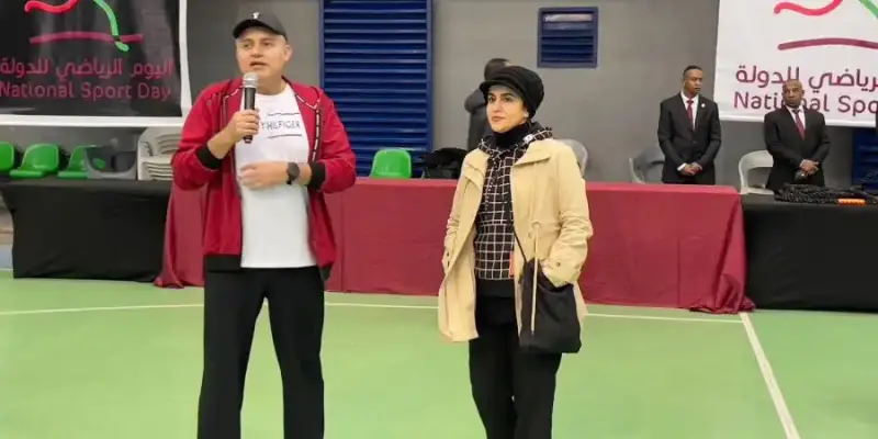 احتفالات قطر باليوم الرياضي
