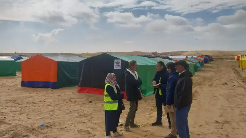 مراكز الإيواء الجديدة في رفح