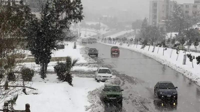 عاصفة ثلجية في المملكة