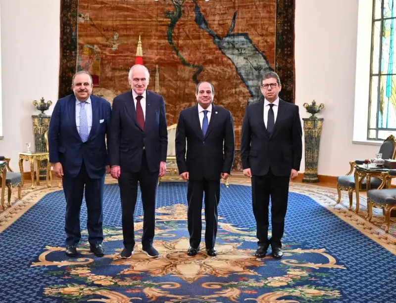 السيسي ورئيس الكونغرس اليهودي