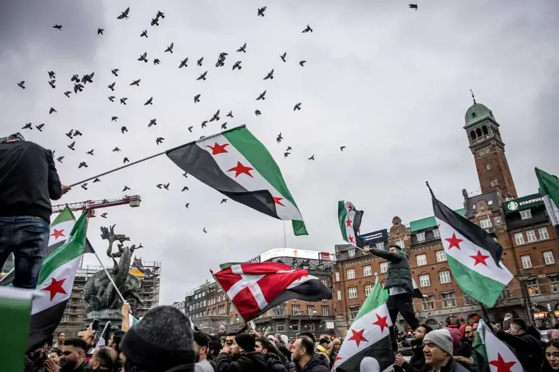 احتفالات السوريين في أوروبا