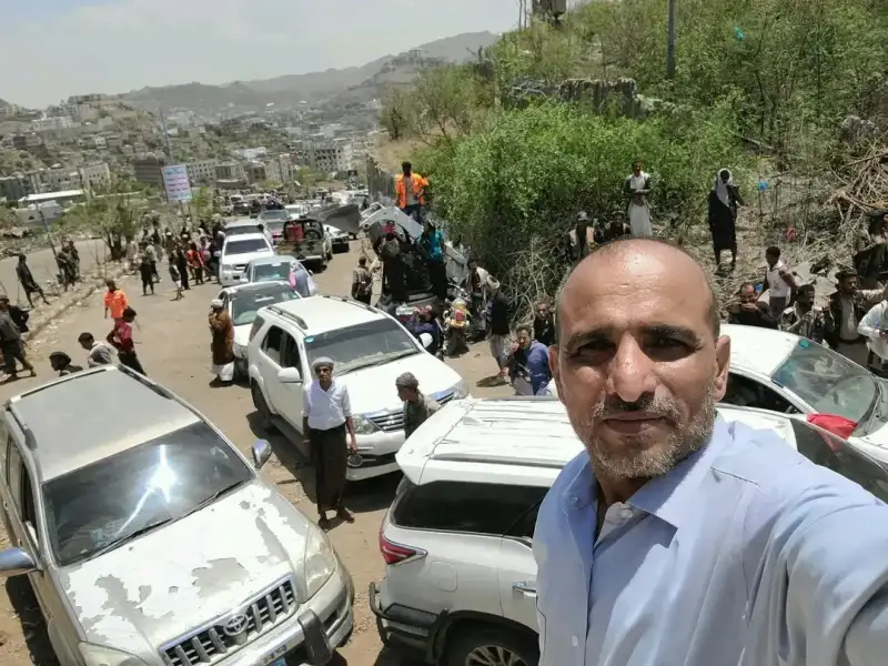 طريق تعز الحوبان