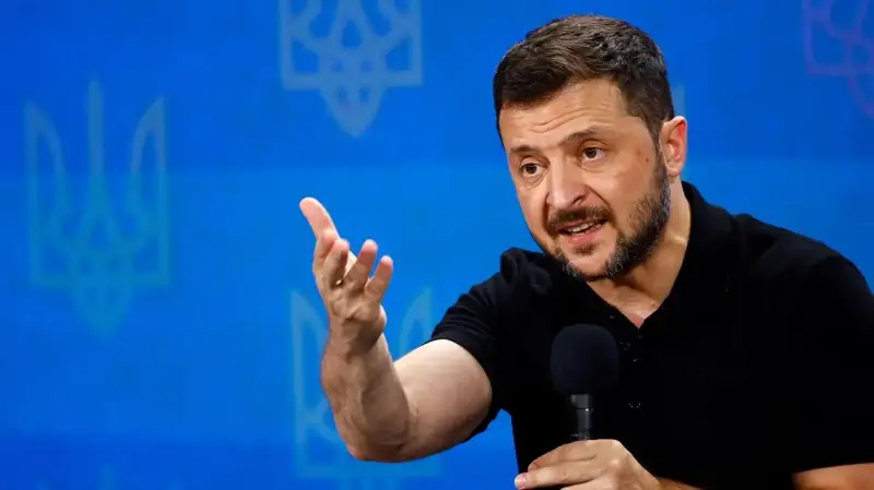 الرئيس الأوكراني فولوديمير زيلينسكي
