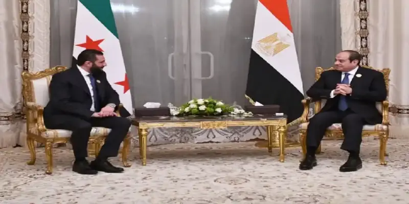 لقاء السيسي والشرع