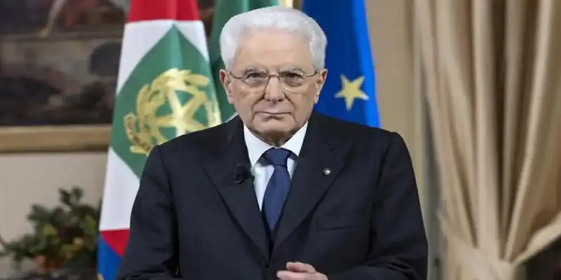 الرئيس الإيطالي سيرجيو ماتاريلا