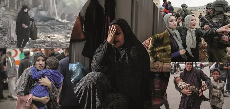 معاناة النساء الفلسطينيات