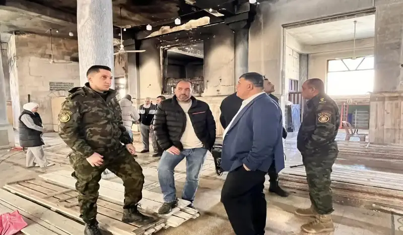 بدء إعمار مسجد النصر بالبلدة القديمة
