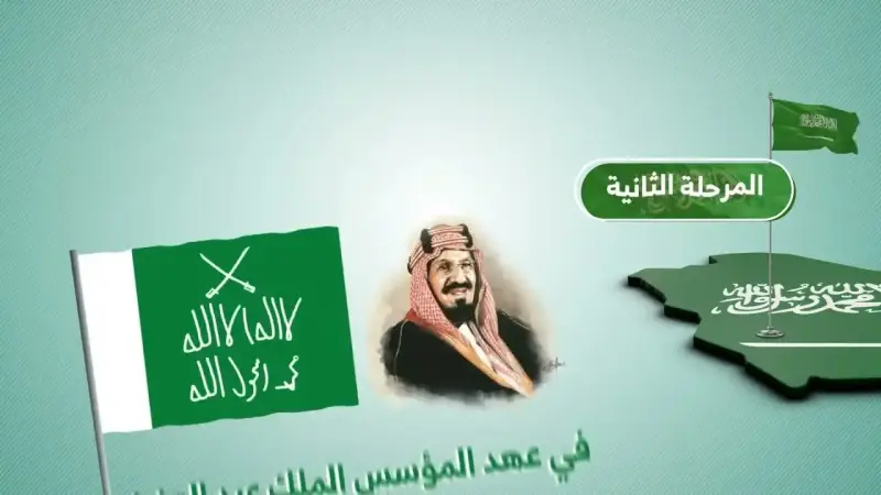 مراحل تطور العلم السعودي